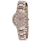 Buy Shop Fossil Virginia Pink Dial Pink Steel Strap Watch for Women - ES4482 USA Online