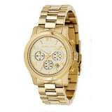 Buy Shop Michael Kors Runway Gold Dial Gold Stainless Steel Strap Watch for Women - MK5055 USA Online