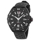 Buy Shop Tag Heuer Formula 1 Automatic Black Dial Black Rubber Strap Watch for Men - WAZ2115.FT8023 USA Online