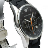 Buy Shop Emporio Armani Sportivo Chronograph Black Dial Black Strap Watch For Men - AR5858 USA Online