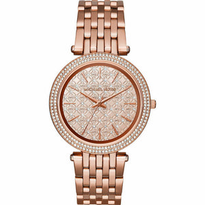 Buy Shop Michael Kors Darci Rose Gold Dial Steel Strap Watch for Women - MK3399 USA Online