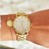 Buy Shop Marc Jacobs Baker White Dial Gold Steel Strap Watch for Women - MBM3243 USA Online