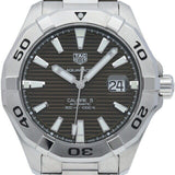 Buy Shop Tag Heuer Aquaracer Calibre 5 Automatic Sunray Brown Dial Silver Steel Strap Watch for Men - WAY2018.BA0927 USA Online