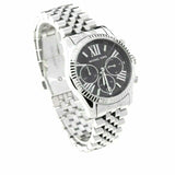 Buy Shop Michael Kors Runway Chronograph Black Dial Silver Steel Strap Watch For Women - MK5708 USA Online