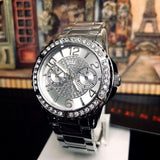 Buy Shop Guess Sassy Multifunction Quartz Silver Dial Silver Steel Strap Watch For Women - W0705L1 USA Online