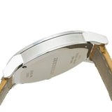 Buy Shop Burberry The City Silver Dial Brown Leather Strap Watch for Women - BU9025 USA Online