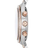 Buy Shop Michael Kors Brinkley Blue Dial Two Tone Steel Strap Watch for Women - MK6205 USA Online