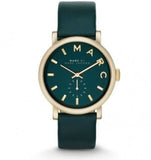 Buy Shop Marc Jacobs Baker Green Dial Green Leather Strap Watch for Women - MBM1268 USA Online