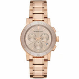 Buy Shop Burberry The City Rose Gold Dial Rose Gold Steel Strap Watch for Women - BU9703 USA Online