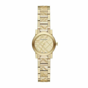 Buy Shop Burberry The City Gold Dial Gold Steel Strap Watch for Women - BU9234 USA Online