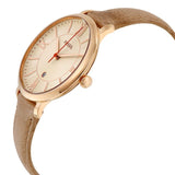 Buy Shop Fossil Jacqueline White Dial Brown Leather Strap Watch for Women - ES3487 USA Online
