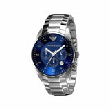 Buy Shop Emporio Armani Sportivo Chronograph Blue Dial Silver Steel Strap Watch For Men - AR5860 USA Online