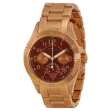 Buy Shop Marc Jacobs Rock Chronograph Mother of Pearl Red Dial Rose Gold Steel Strap Unisex Watch - MBM3251 USA Online