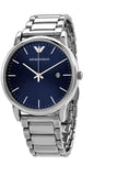 Buy Shop Emporio Armani Luigi Blue Dial Silver Steel Strap Watch For Men - AR11089 USA Online
