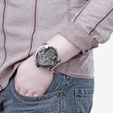 Buy Shop Diesel Mr Daddy 1.0 Black Dial Stainless Steel Stainless Watch For Men - DZ7221 USA Online