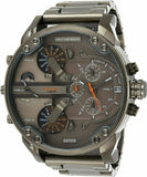 Diesel Mr Daddy 2.0 Chronograph Grey Dial Grey Steel Strap Watch For Men - DZ7315