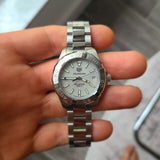 Buy Shop Tag Heuer Aquaracer White Mother of Pearl Dial Silver Steel Strap Watch for Women - WBD1311.BA0740 USA Online