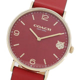 Buy Shop Coach Perry Red Dial Red Leather Strap Watch for Women - 14503867 USA Online