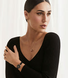 Buy Shop Daniel Wellington Classic Petite Pressed Ashfield Black Dial Black Mesh Bracelet Watch For Women - DW00100441 USA Online