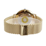 Coach Charles Black Dial Gold Mesh Bracelet Watch for Men - 14602440