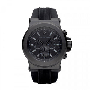 Buy Shop Michael Kors Dylan Black Dial Black Rubber Strap Watch for Men - MK8152 USA Online