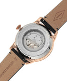 Buy Shop Fossil Townsman Automatic Black Dial Black Leather Strap Watch for Men - ME3170 USA Online