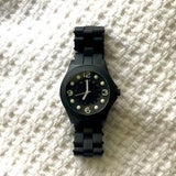 Buy Shop Marc Jacobs Pelly Black Dial Black Silicone Strap Watch for Women - MBM2507 USA Online