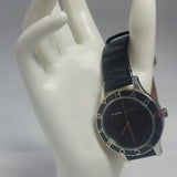Buy Shop Marc Jacobs Blade Black Dial Black Leather Strap Watch for Women - MBM1211 USA Online