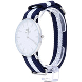 Buy Shop Daniel Wellington Classic Glasgow White Dial Two Tone NATO Strap Watch For Men - DW00100018 USA Online