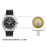 Buy Shop Salvatore Ferragamo 1927 Chrono Analog Black Dial Black Leather Strap Watch for Men - SFKZ00123 USA Online