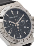 Buy Shop Salvatore Ferragamo 1927 Chrono Analog Black Dial Black Leather Strap Watch for Men - SFKZ00123 USA Online