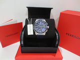 Buy Shop Salvatore Ferragamo 1927 Chrono Analog Blue Dial Blue Leather Strap Watch for Men - SFKZ00223 USA Online