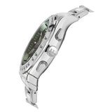 Buy Shop Salvatore Ferragamo 1927 Chrono Green Dial Silver Steel Strap Watch for Men - SFKZ00423 USA Online