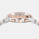 Buy Shop Salvatore Ferragamo 1927 Chrono Silver Dial Two Tone Steel Strap Watch for Men - SFKZ00623 USA Online