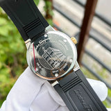 Buy Shop Salvatore Ferragamo F-80 Black Dial Black Rubber Strap Watch For Men - SFHY00120 USA Online