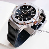 Buy Shop Salvatore Ferragamo F-80 Black Dial Black Rubber Strap Watch For Men - SFHY00120 USA Online