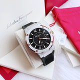 Buy Shop Salvatore Ferragamo F-80 Black Dial Black Rubber Strap Watch For Men - SFHY00120 USA Online