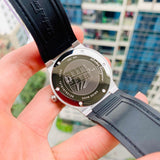 Buy Shop Salvatore Ferragamo F-80 Black Dial Black Rubber Strap Watch For Men - SFHY01322 USA Online