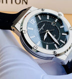 Buy Shop Salvatore Ferragamo F-80 Black Dial Black Rubber Strap Watch For Men - SFHY01322 USA Online