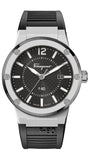Buy Shop Salvatore Ferragamo F-80 Black Dial Black Rubber Strap Watch For Men - SFHY01322 USA Online