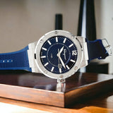 Buy Shop Salvatore Ferragamo F-80 Blue Dial Blue Rubber Strap Watch For Men - SFHY01022 USA Online