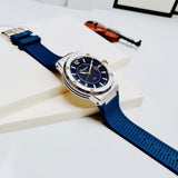 Buy Shop Salvatore Ferragamo F-80 Blue Dial Blue Rubber Strap Watch For Men - SFHY01122 USA Online