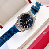 Buy Shop Salvatore Ferragamo F-80 Blue Dial Blue Rubber Strap Watch For Men - SFHY01122 USA Online