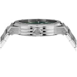 Buy Shop Salvatore Ferragamo F-80 Bracelet Green Dial Silver Steel Strap Watch For Men - SFHY00621 USA Online