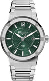 Buy Shop Salvatore Ferragamo F-80 Bracelet Green Dial Silver Steel Strap Watch For Men - SFHY00621 USA Online