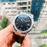Buy Shop Salvatore Ferragamo F-80 Classic Black Dial Black Leather Strap Watch for Men - SFDT00219 USA Online