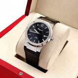 Buy Shop Salvatore Ferragamo F-80 Classic Black Dial Black Leather Strap Watch for Men - SFDT00219 USA Online