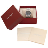 Buy Shop Salvatore Ferragamo F-80 Classic Black Dial Silver Steel Strap Watch for Men - SFDT02423 USA Online