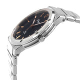 Buy Shop Salvatore Ferragamo F-80 Classic Black Dial Silver Steel Strap Watch for Men - SFDT02423 USA Online