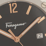 Buy Shop Salvatore Ferragamo F-80 Classic Black Dial Silver Steel Strap Watch for Men - SFDT02423 USA Online